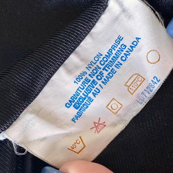 Vintage Pink Lady Black Nylon Half Slip Skirt • Size L • Made in Canada • - Picture 6 of 7